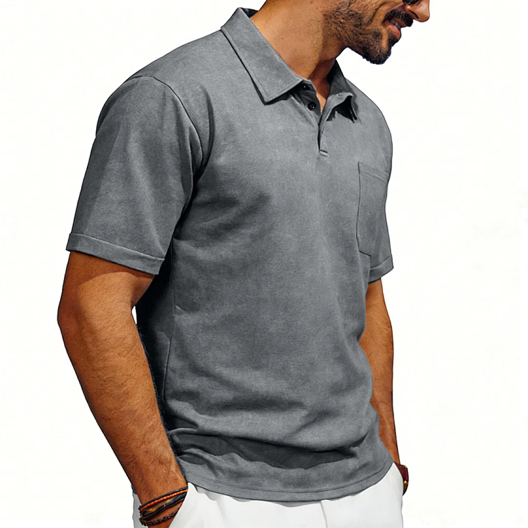 跨境美式宽松男士夏季oversize重磅数码扎染潮流休闲POLO短袖 4